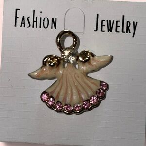 Fashion Jewelry Pink Angel Necklace